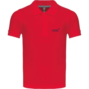 Polo Manches Courtes Enfant - 12/14ans, Rouge